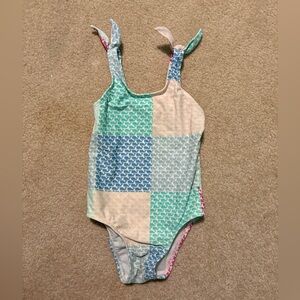 Vineyard Vines Blue and Pink Whale Print Fabric